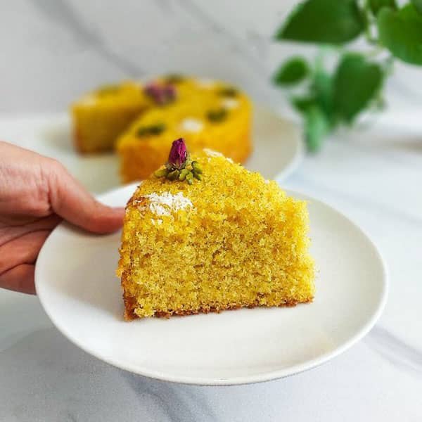 طرز تهیه کیک زعفرانی قابلمه ای, دستور پخت کیک زعفرانی بدون فر