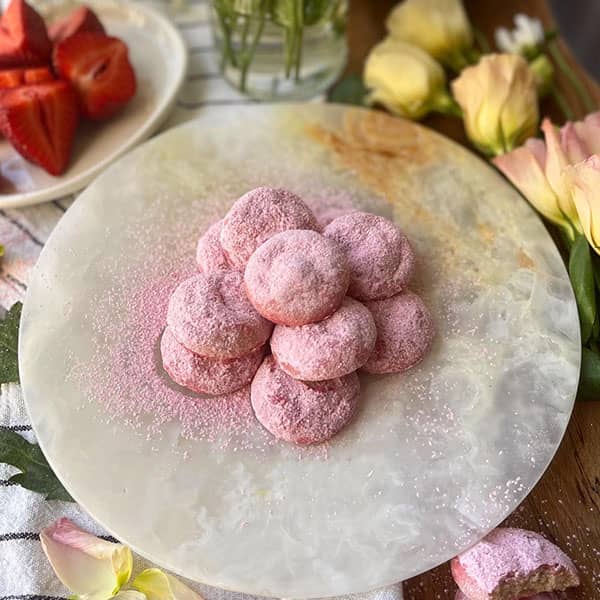 طرز تهیه کوکی توت فرنگی