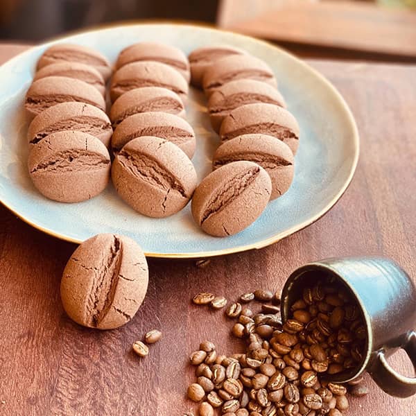 طرز تهیه کوکی دانه قهوه