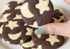 طرز تهیه کوکی کره ای دو رنگ