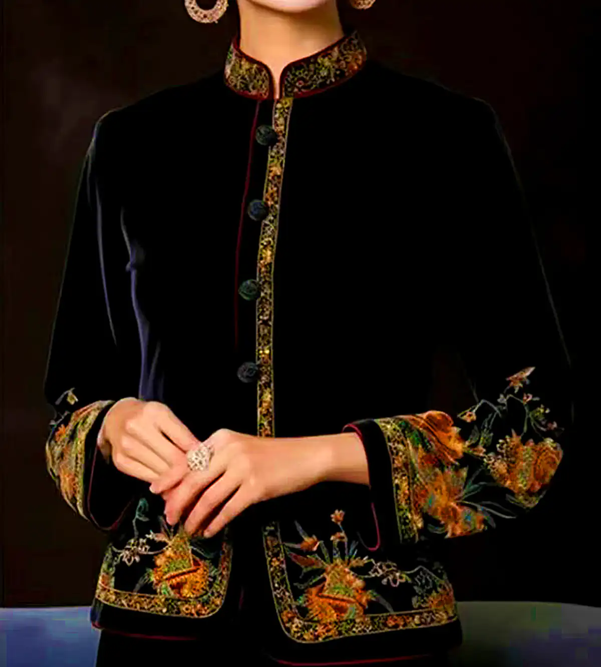 کت شیک یقه فرنچی