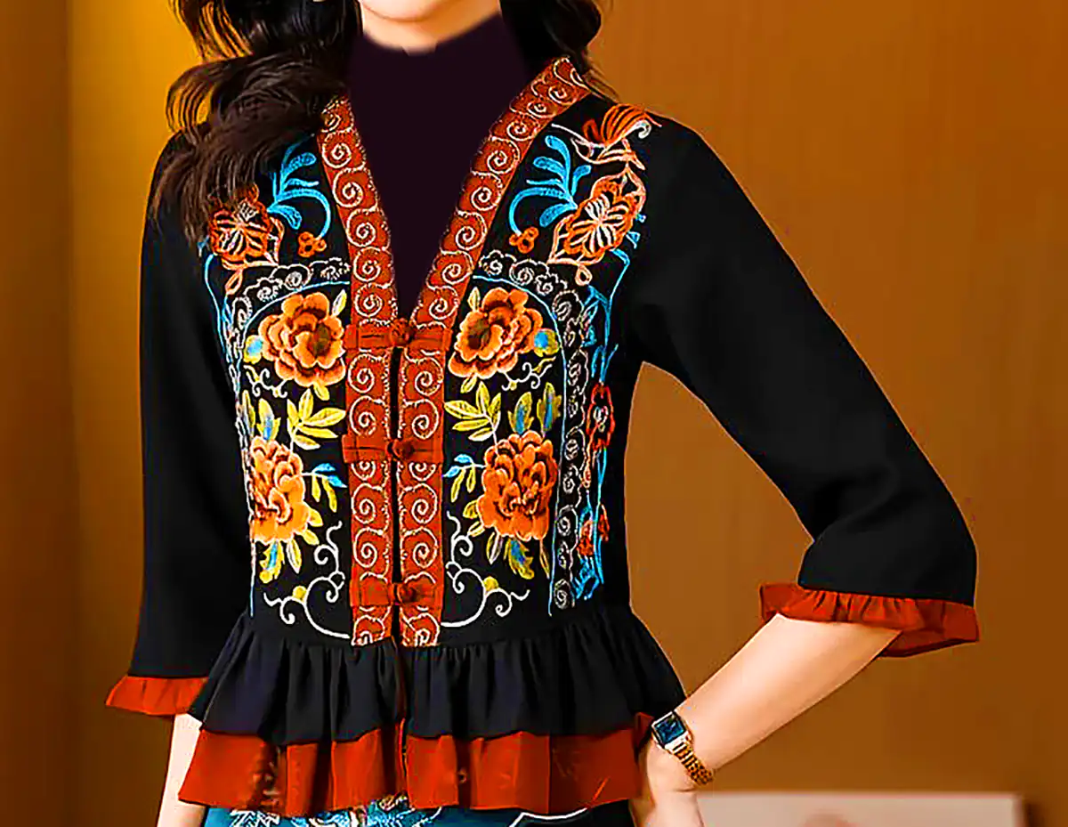 کت شیک یقه فرنچی