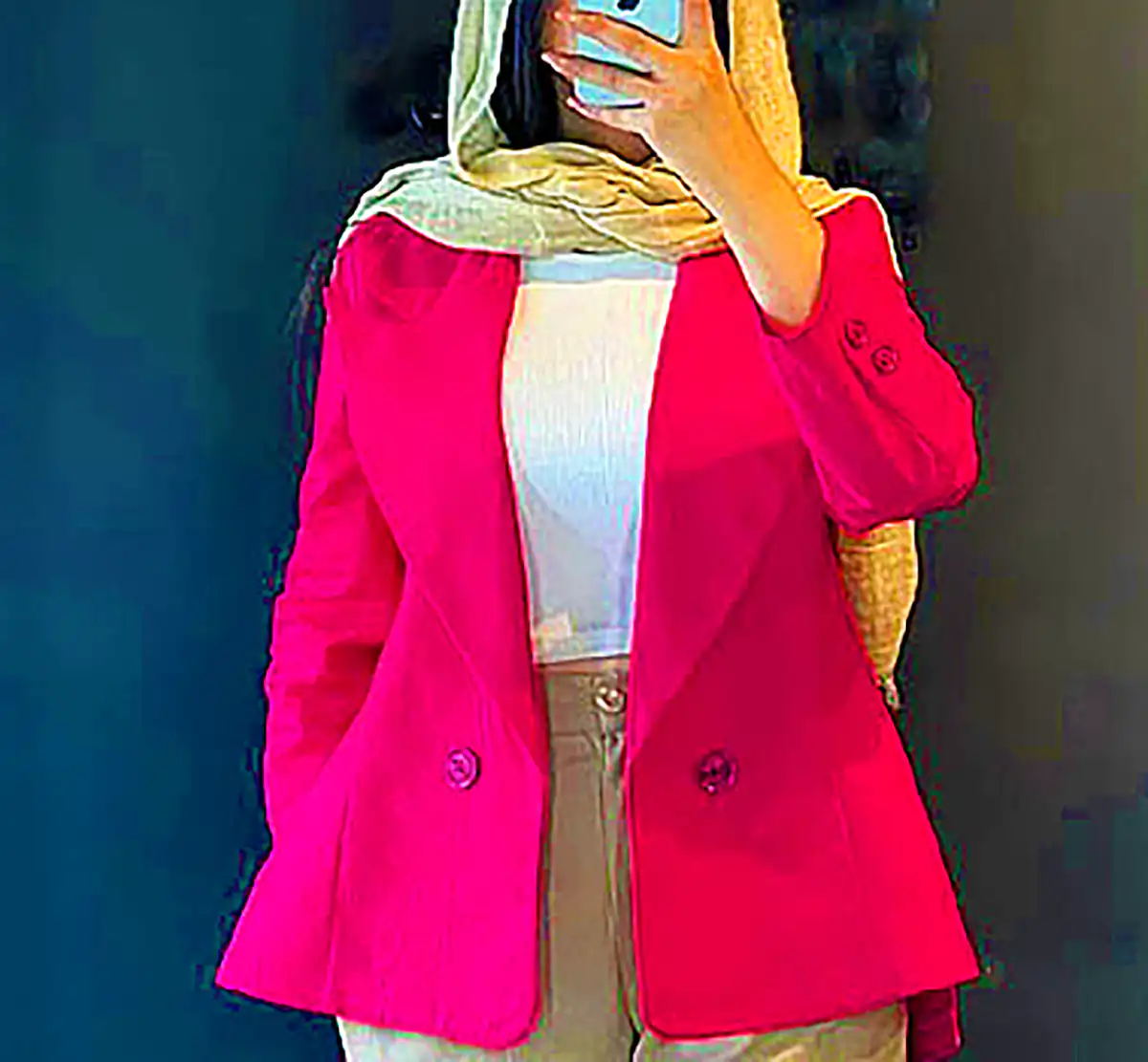 کت طرحدار ابریشمی زنانه