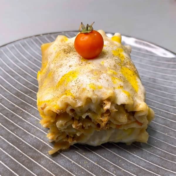 طرز تهیه لازانیا مرغ و قارچ