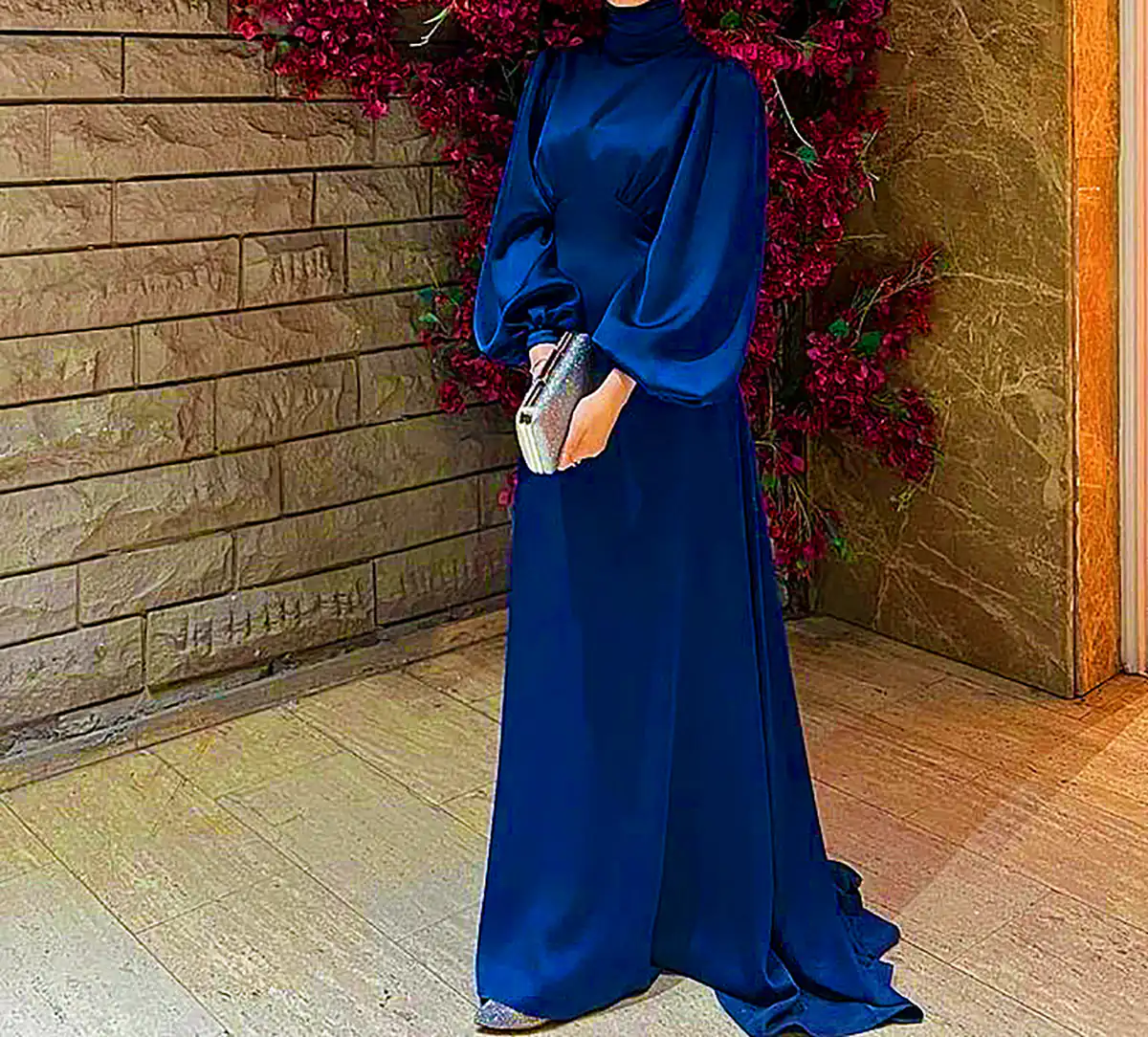 لباس مجلسی ساتن جدید