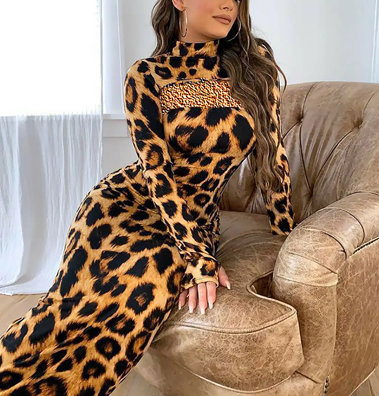لباس پلنگی زنانه شیک