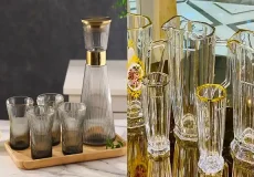 لیوان خارجی شیک + میز پذیرایی مدرن و متفاوت با لیوان خارجی شیک و لوکس