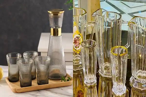 لیوان خارجی شیک + میز پذیرایی مدرن و متفاوت با لیوان خارجی شیک و لوکس