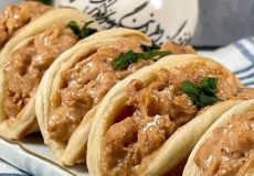 طرز تهیه لقمه با نان پیتا