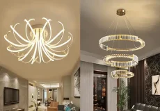 لوستر مدرن سقفی + تداعی نمودن فضایی مدرن و لاکچری با لوستر مدرن سقفی