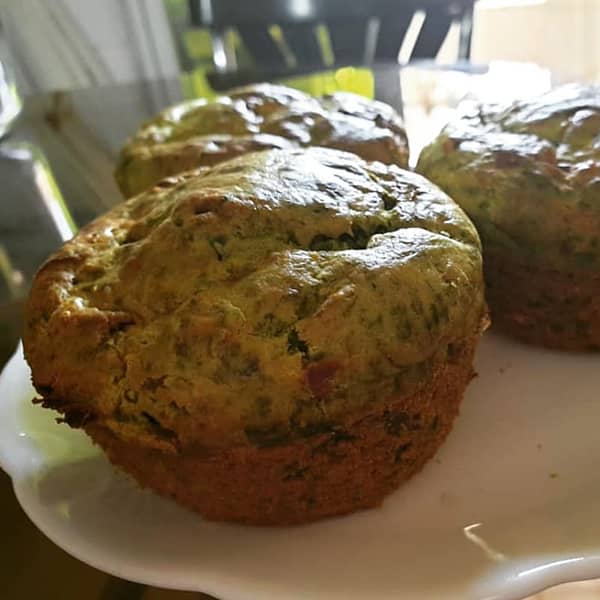 طرز تهیه مافین اسفناج , دستور پخت مافین اسفناج و پنیر