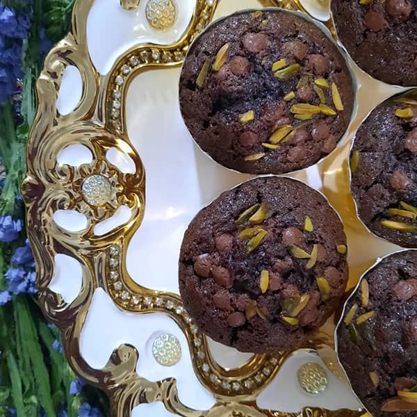طرز تهیه مافین شکلاتی خیس طرز تهیه مافین شکلاتی کرم دار طرز تهیه مافین شکلاتی آشپزخانه کوچک من طرز تهیه مافین شکلاتی بدون فر