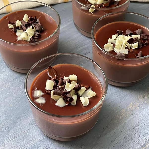 طرز تهیه محلبی شکلاتی , دستور پخت دسر محلبی شکلاتی