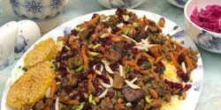 طرز تهیه مخلوط پلو با گوشت به روش ساده و با طعمی بی نظیر