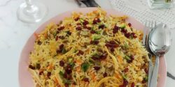 طرز تهیه مخلوط پلو با مرغ به روش ساده و با طعمی بی نظیر