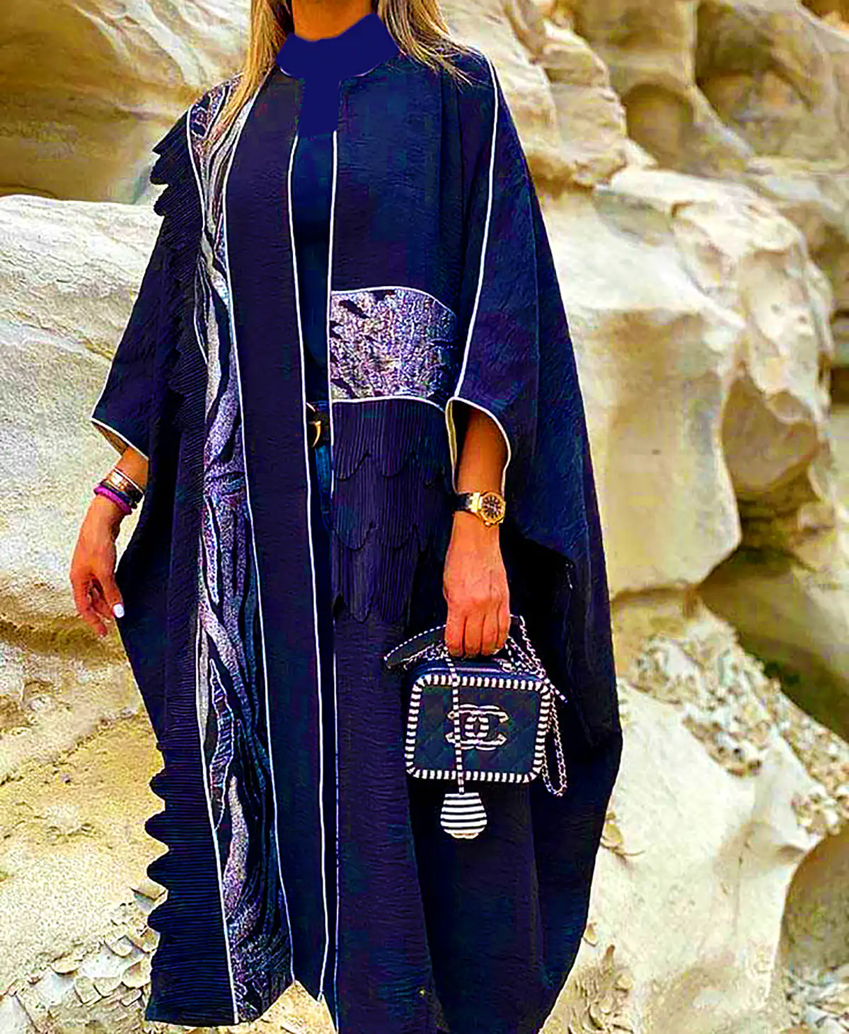 مانتو عبایی رنگی لاکچری