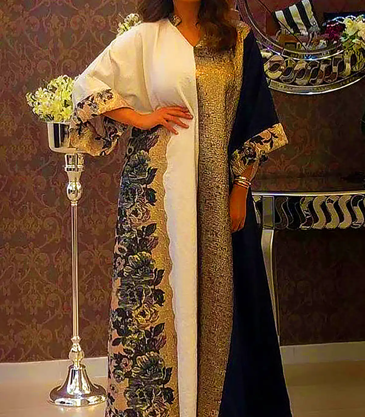 مانتو عبایی رنگی لاکچری