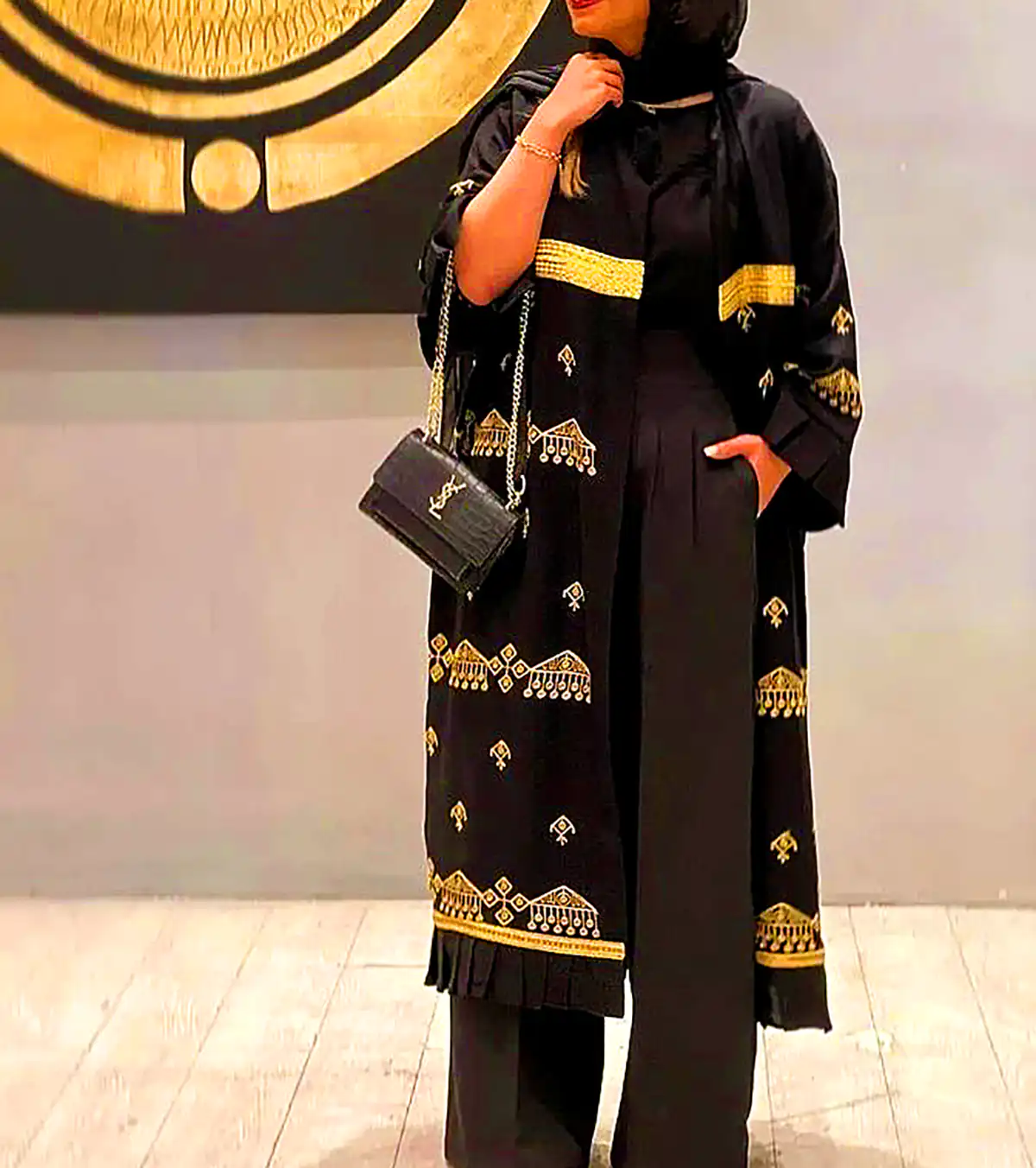 مانتو عبایی رنگی لاکچری
