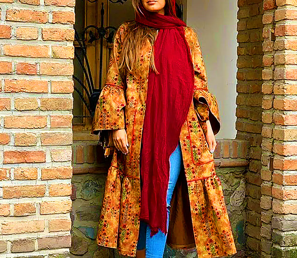 مانتو عبایی رنگی لاکچری