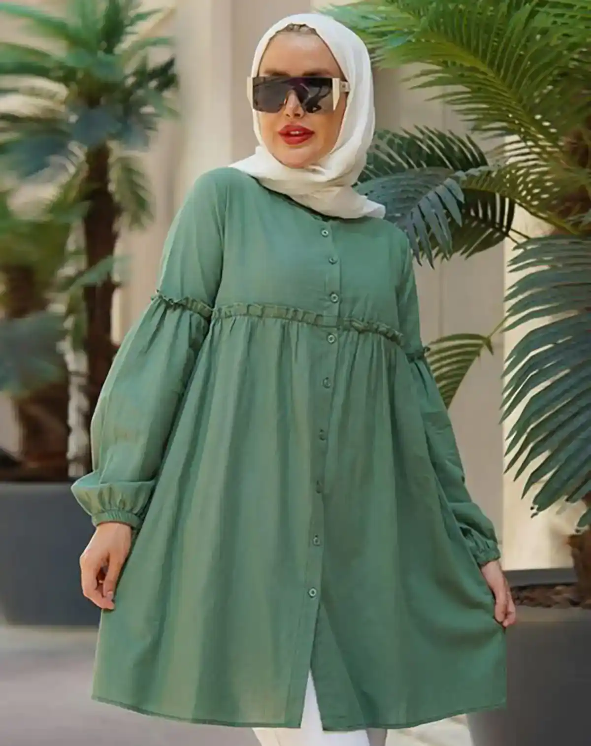 مانتو دکمه دار زنانه
