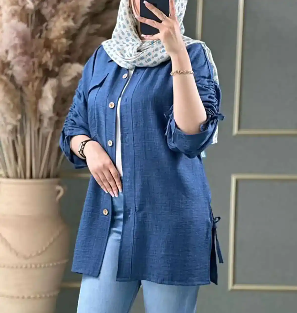 مانتو دکمه دار زنانه