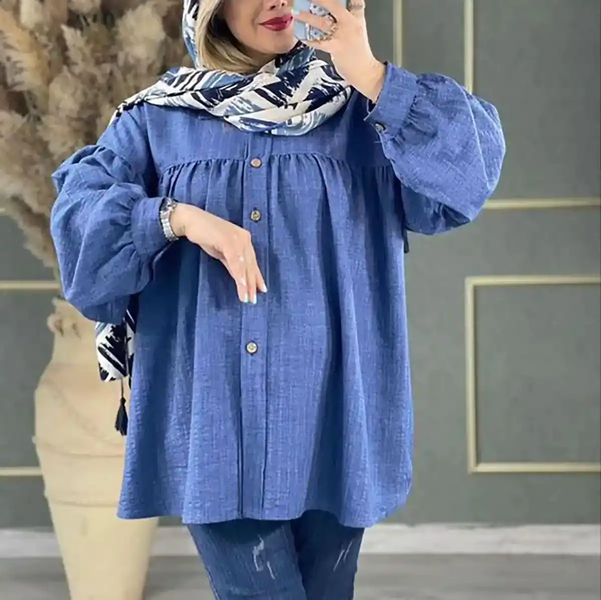 مانتو دکمه دار زنانه