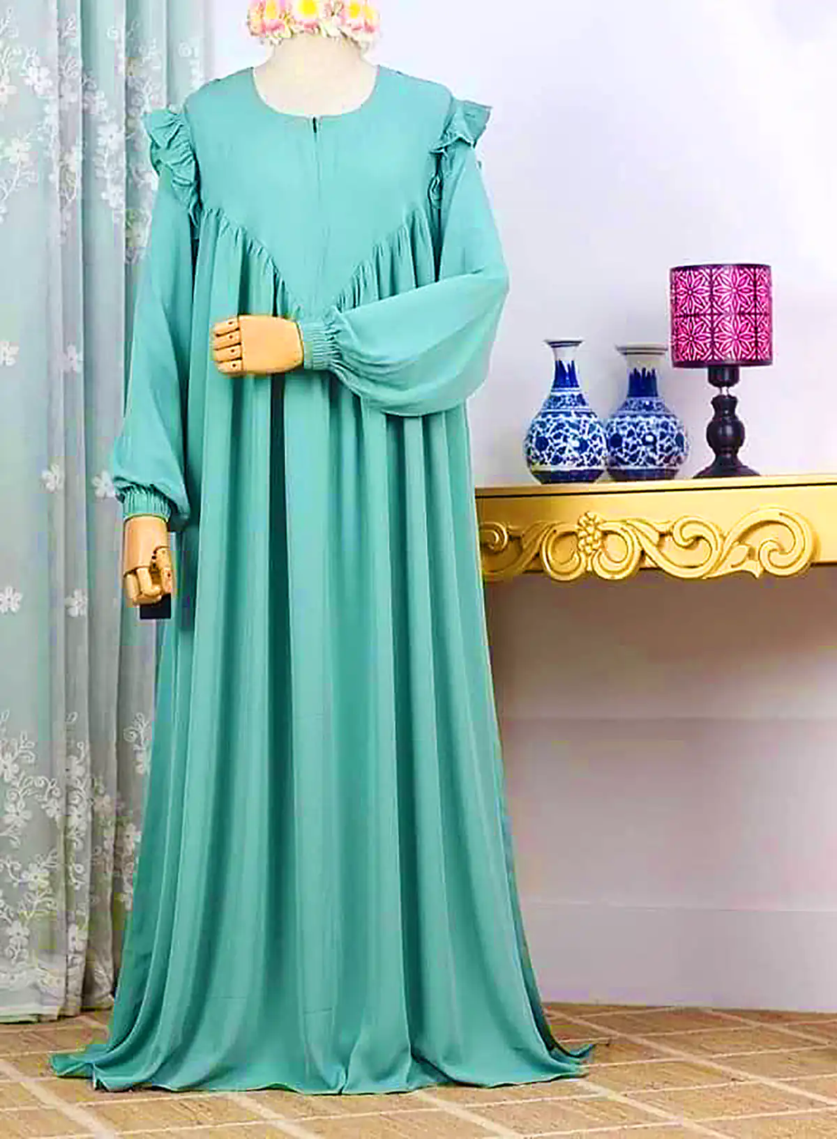 مانتو پیراهنی کرپ