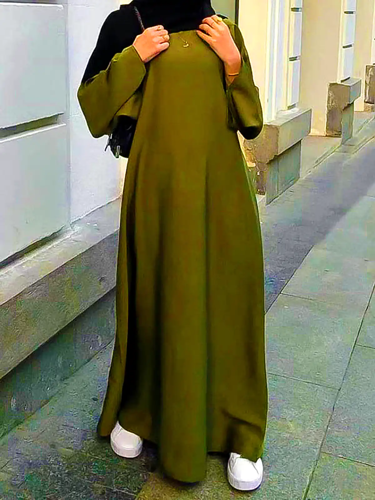 مانتو پیراهنی کرپ