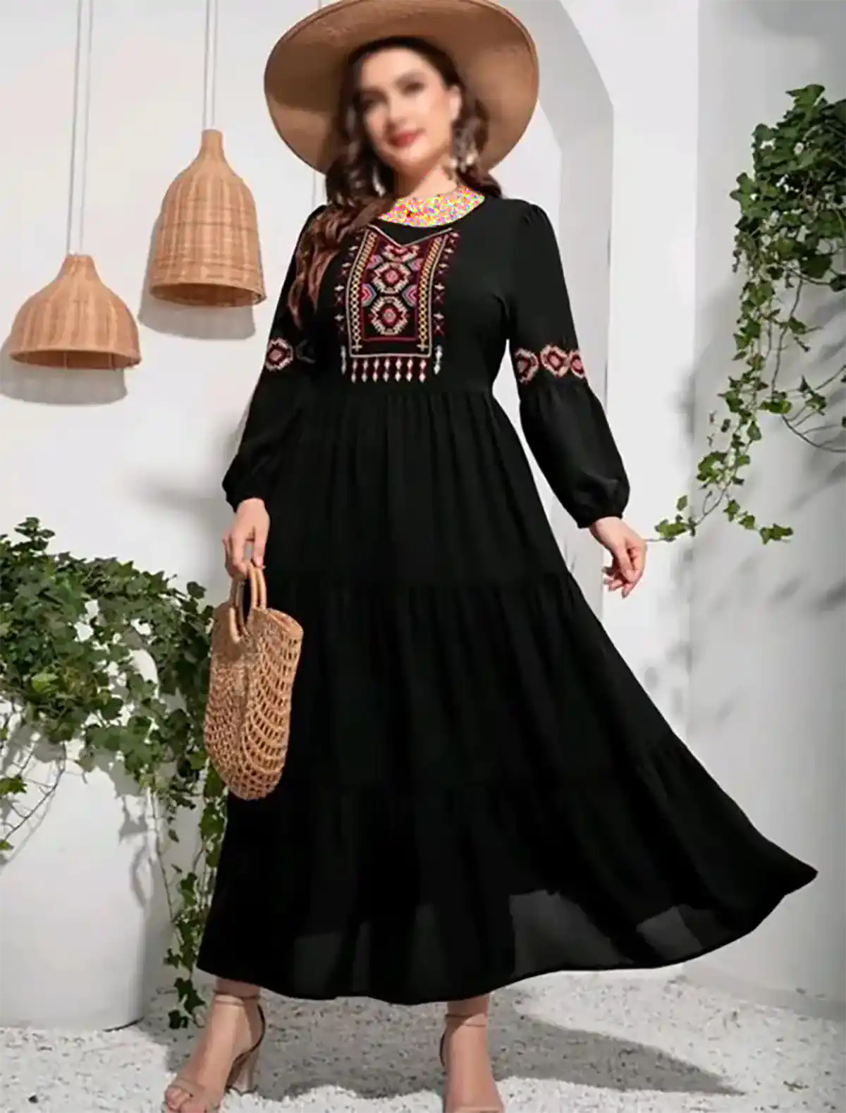 مانتو پیراهنی رنگی زنانه سنتی