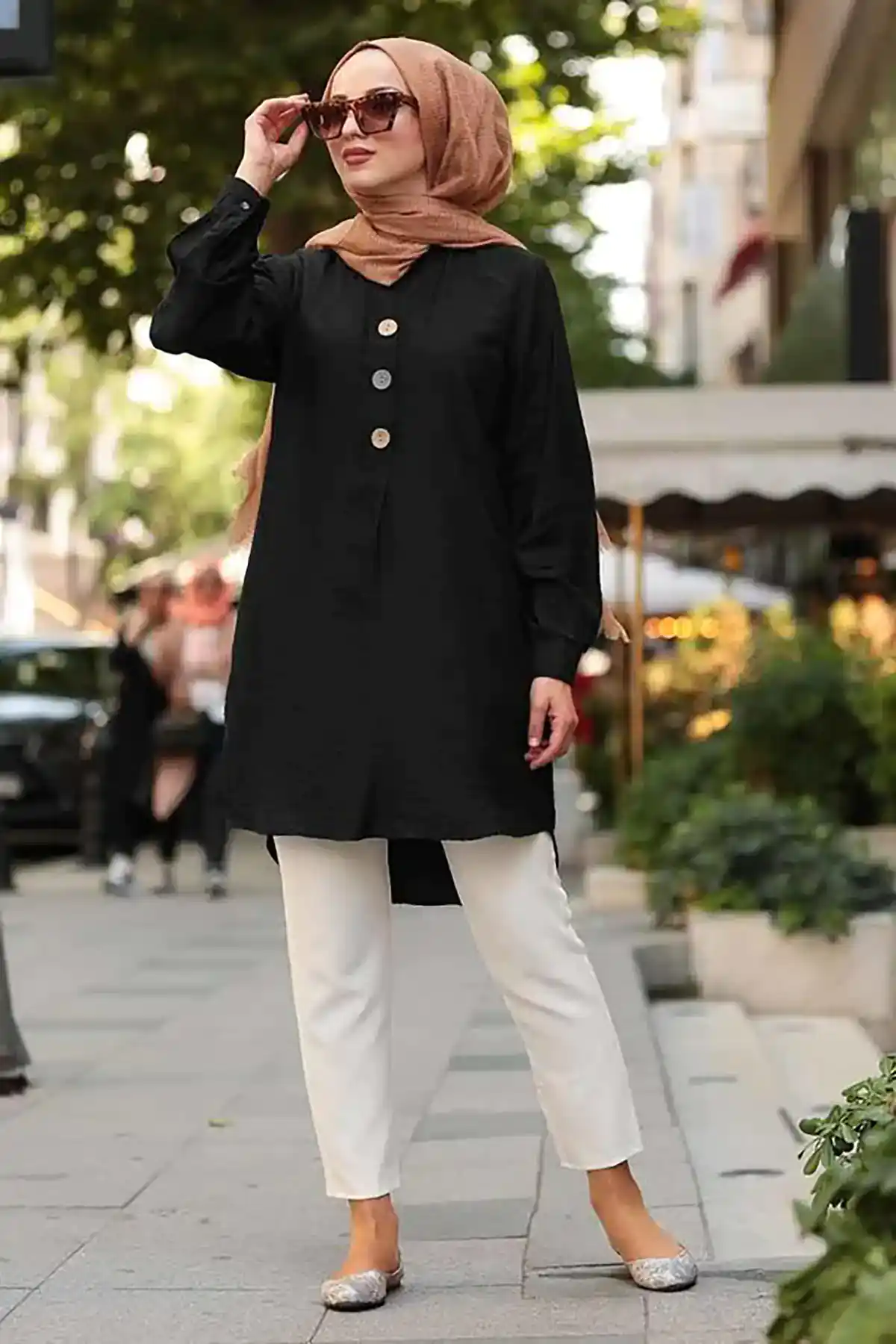 مانتو شومیزی مشکی ترند