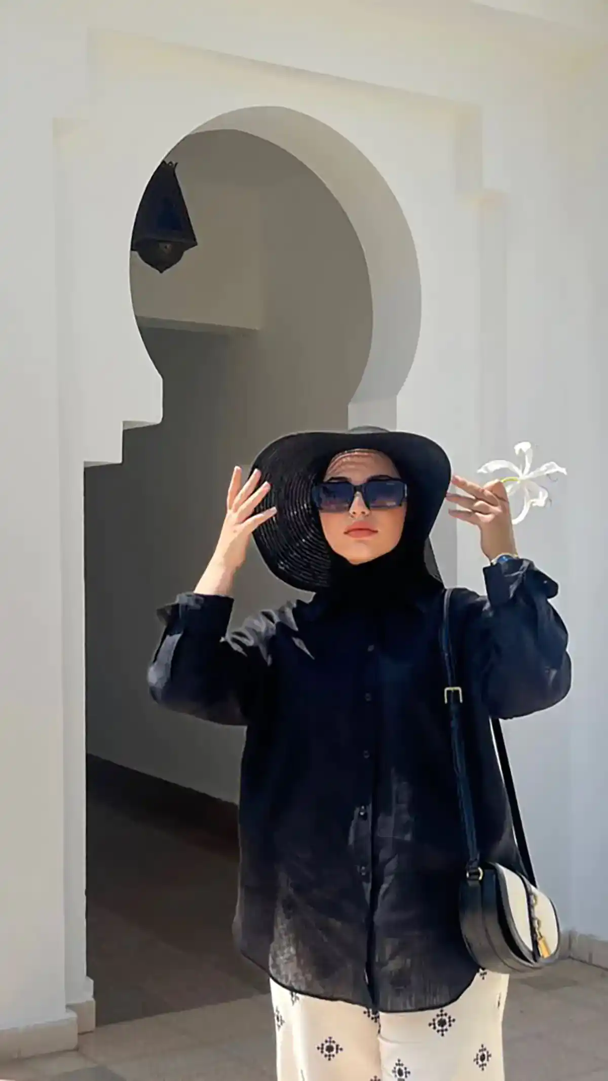 مانتو شومیزی مشکی ترند