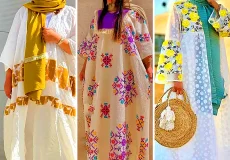 مانتو طرح دار لوکس