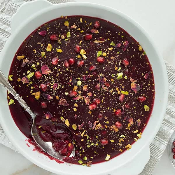 طرز تهیه مسقطی انار مسقطی انار و زرشک