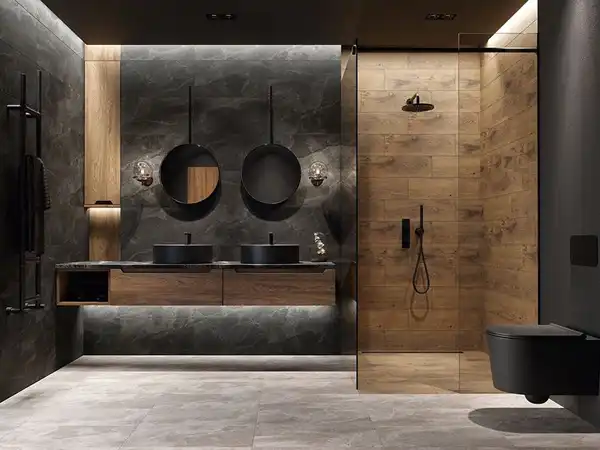 مدل سرویس بهداشتی با حمام + ترکیب زیبایی و عملکرد با مدل سرویس بهداشتی با حمام