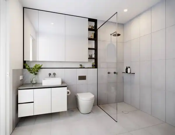 مدل سرویس بهداشتی با حمام + ترکیب زیبایی و عملکرد با مدل سرویس بهداشتی با حمام