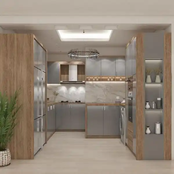 مدل کابینت آشپزخانه هایگلاس جدید + مدل پرطرفدار کابینت آشپزخانه هایگلاس جدید