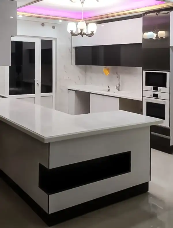 مدل کابینت آشپزخانه هایگلاس جدید + مدل پرطرفدار کابینت آشپزخانه هایگلاس جدید