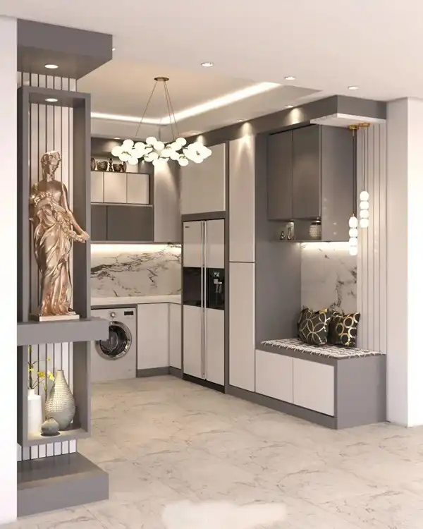 مدل کابینت آشپزخانه هایگلاس جدید + مدل پرطرفدار کابینت آشپزخانه هایگلاس جدید