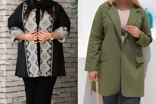 مدل مانتو برای افراد چاق و کوتاه + استایلی جذاب برای افراد چاق و کوتاه با مدل مانتو ترند