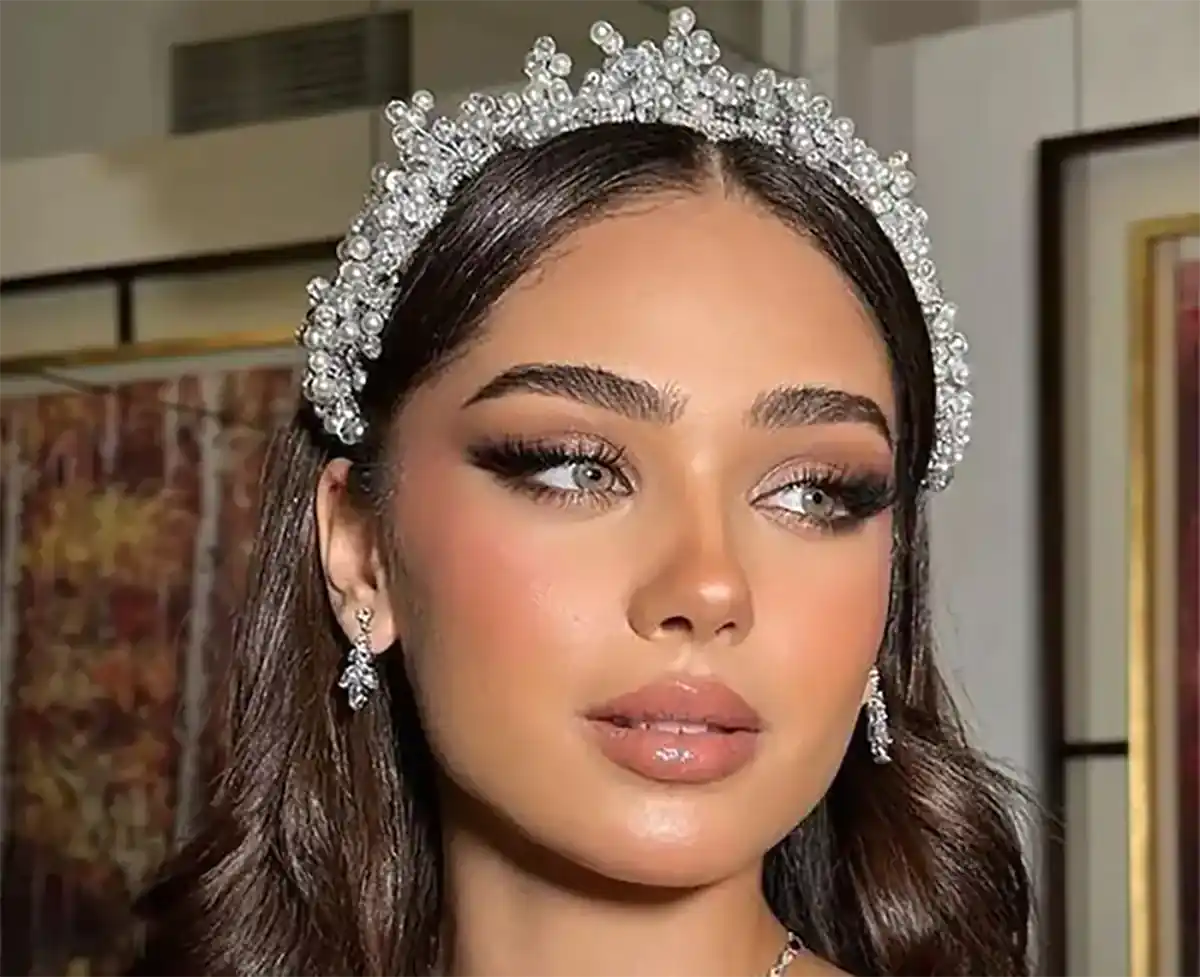 میکاپ ساده و مینیمال عروس