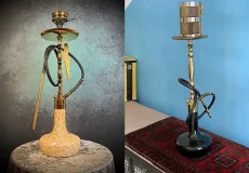 مدل قلیان کرنو + مدل قلیان کرنو با طراحی خاص و آبکاری حرفه‌ای