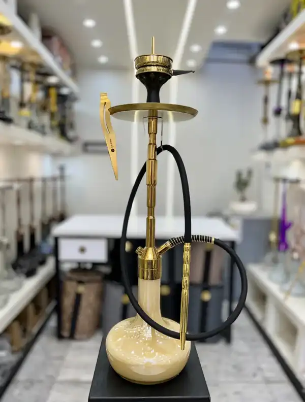 مدل قلیان کرنو + مدل قلیان کرنو با طراحی خاص و آبکاری حرفه‌ای