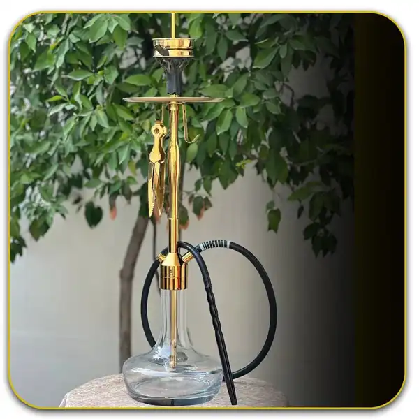 مدل قلیان کرنو + مدل قلیان کرنو با طراحی خاص و آبکاری حرفه‌ای