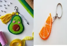 مدل جاکلیدی با نمد + هارمونی خلاقیت و سلیقه یونیک در مدل جاکلیدی با نمد