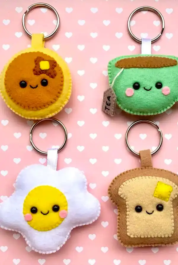 مدل جاکلیدی با نمد + هارمونی خلاقیت و سلیقه یونیک در مدل جاکلیدی با نمد