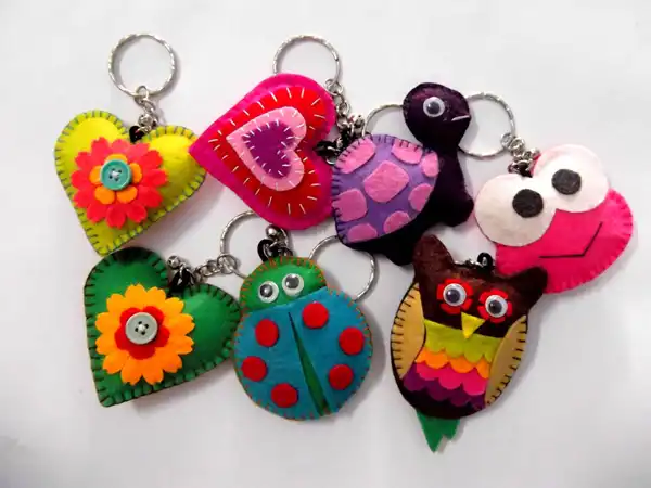 مدل جاکلیدی با نمد + هارمونی خلاقیت و سلیقه یونیک در مدل جاکلیدی با نمد