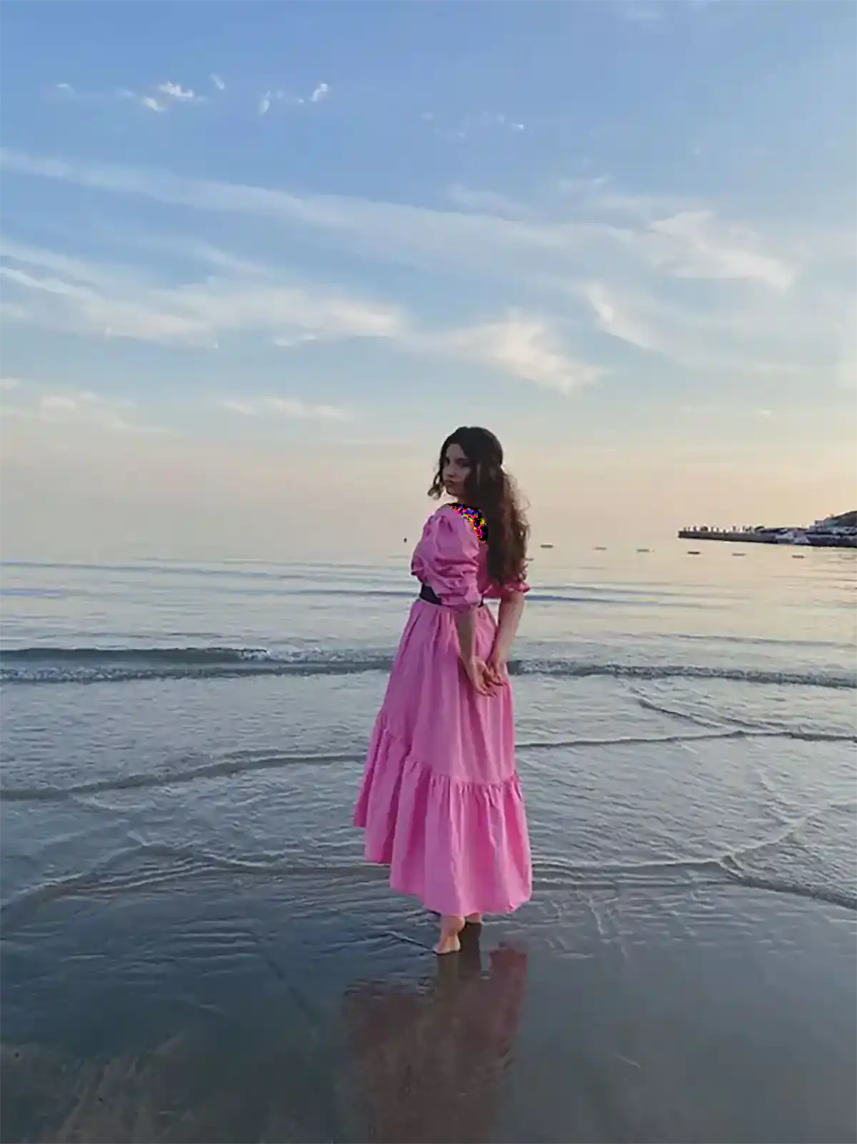 مدل پیراهن صورتی زنانه تابستونی