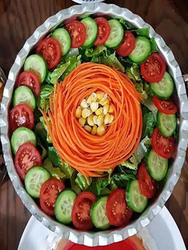 مدل سالاد با کاهو + زیباترین دیزاین های سالاد با کاهو بسیار آسان و سه سوته برای مهمانی های شما