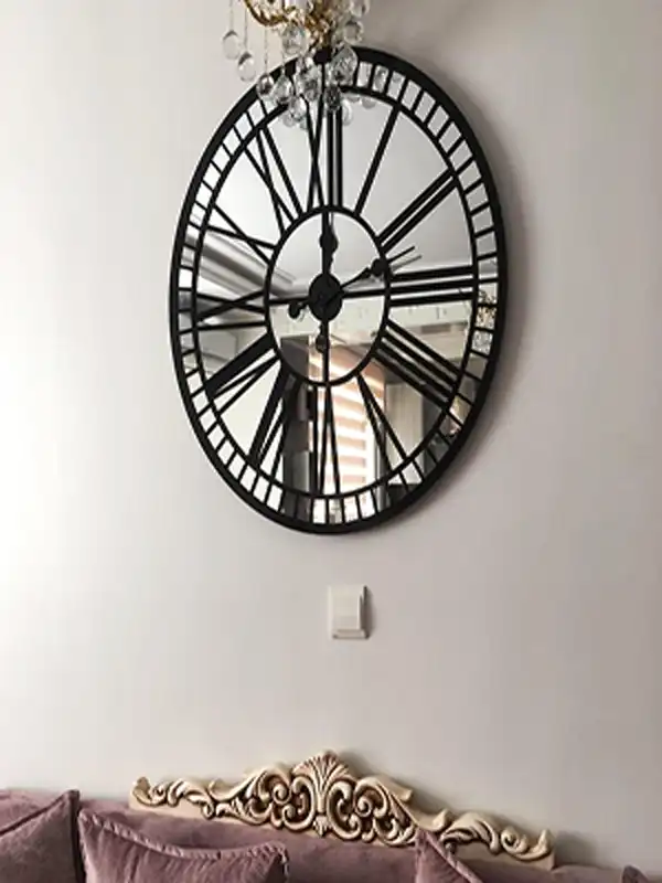مدل ساعت دیواری جدید اینه ای + مدل ساعت دیواری جدید اینه ای و دکوراسیونی خاص