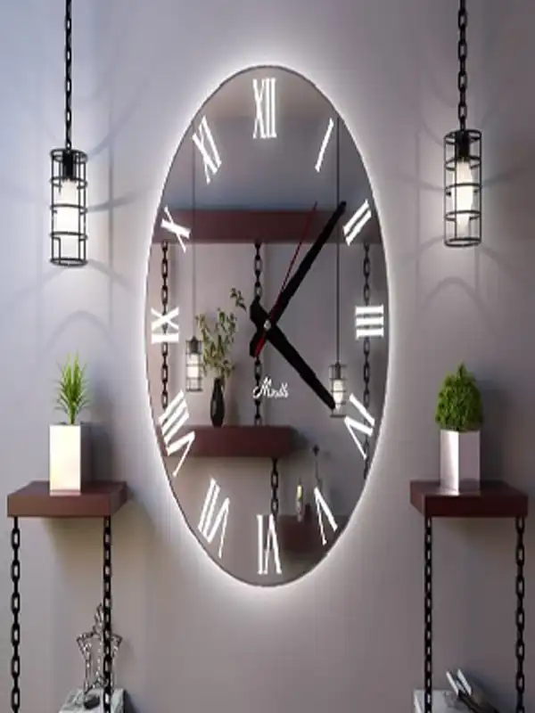 مدل ساعت دیواری جدید اینه ای + مدل ساعت دیواری جدید اینه ای و دکوراسیونی خاص